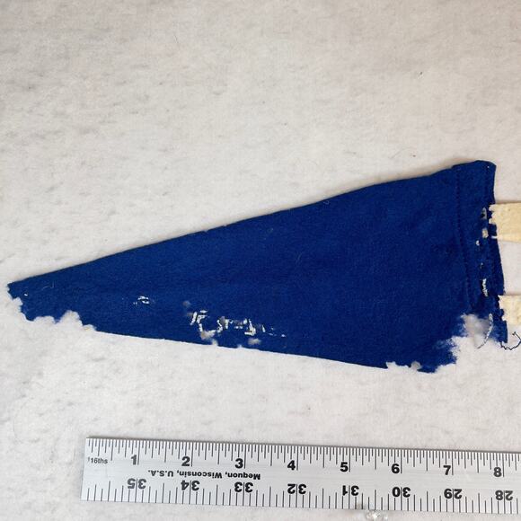 Mystic Seaport CT VINTAGE '70s Felt Pennant New England Tall Ships Colonial POOR - Picture 5 of 7